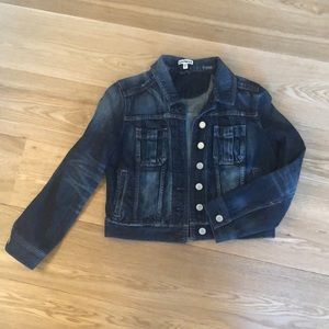 Express Dark Wash Denim Jacket. Size M.